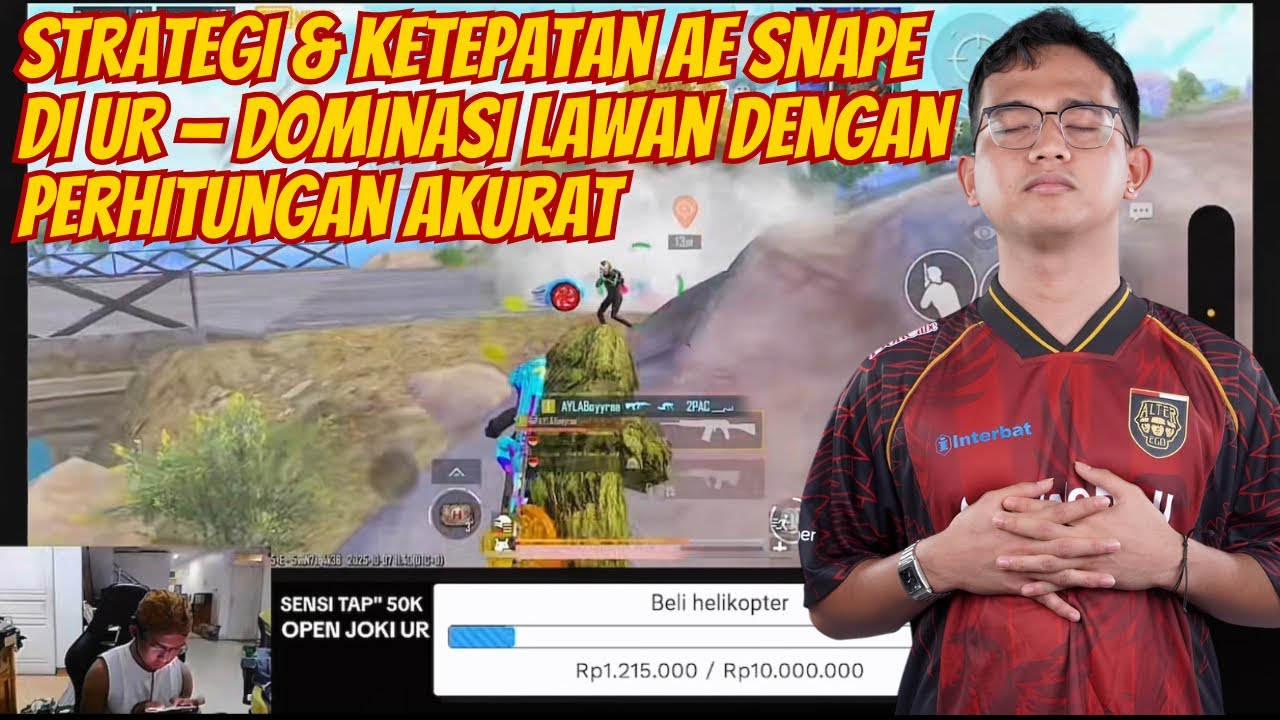 Gameplay AE Snape di Ultimate Royale — Aim Stabil, Kontrol Recoil Presisi 🥶😱 