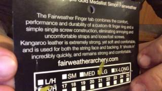 Review: Fairweather Finger Tab.