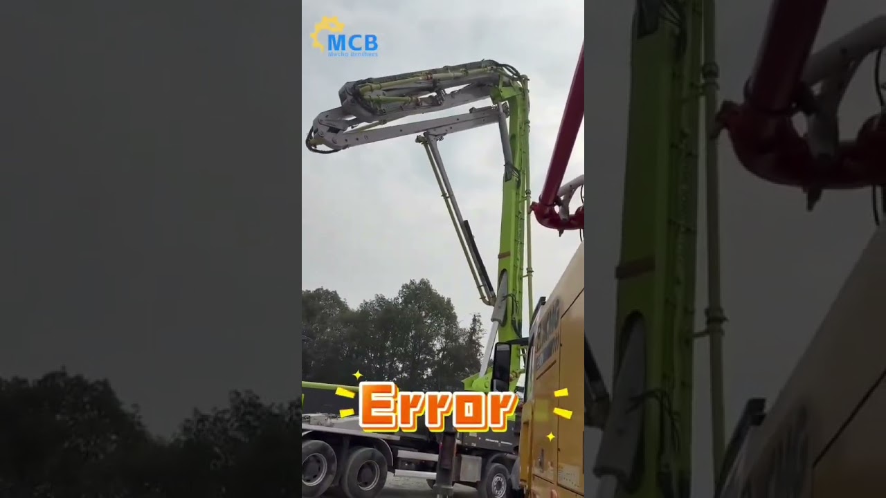 63m pump truck retractable boom
