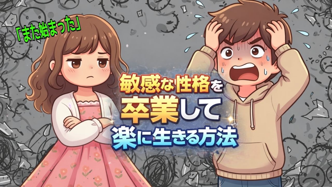 「脳は思考では変わらない」敏感さを一瞬で消す3秒の技術【脳科学的証明】
