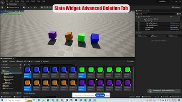 Unreal Custom Editor Tools, Extend Content Browser and Slate Widget: Delete Assets
