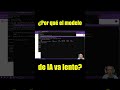 IA ⚡️ ¿Por qué el modelo va TAN LENTO?