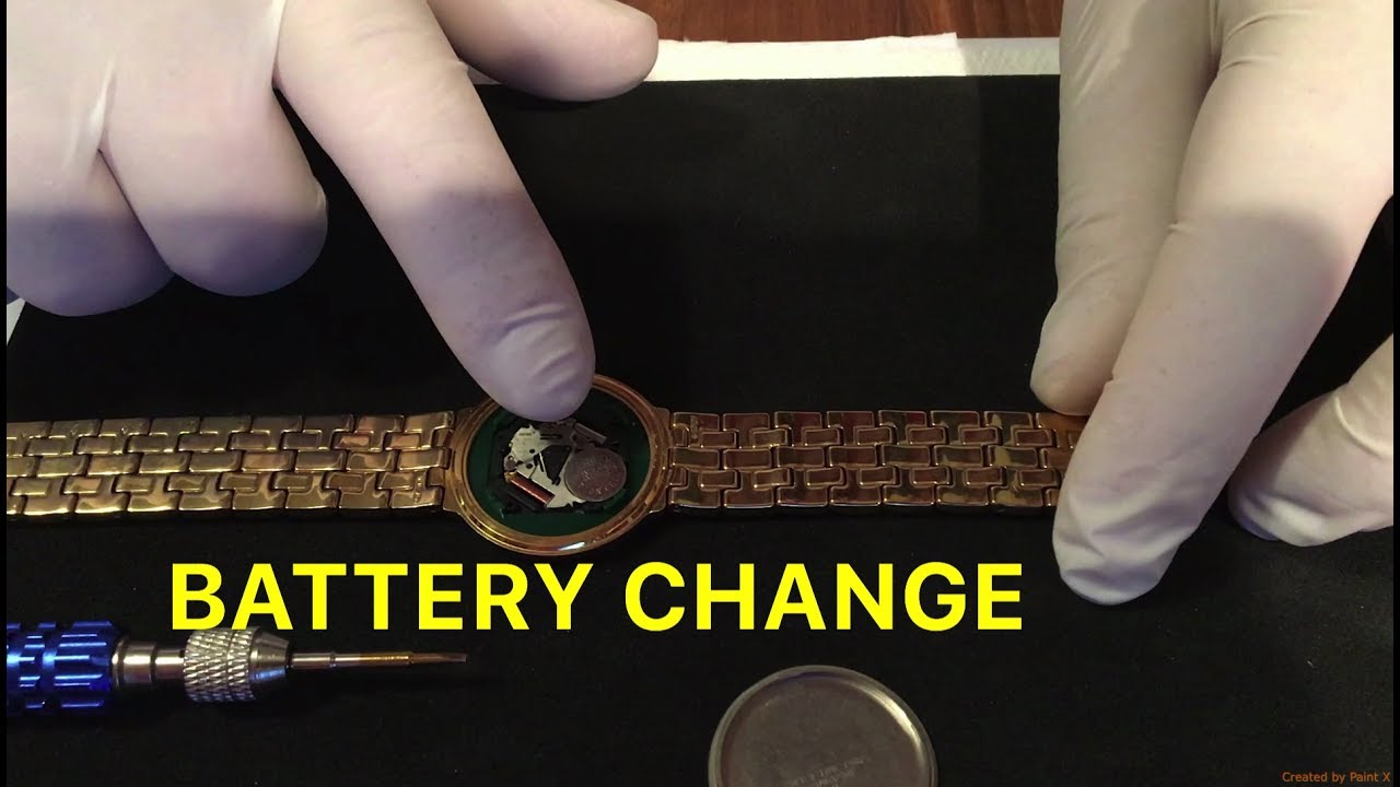 Replacing a Quartz Wristwatch Battery Easy and Cheaply - YouTube