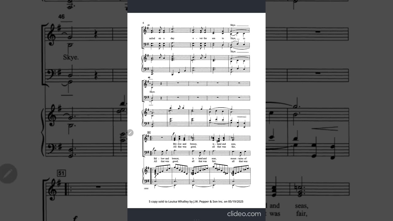 "Sky Bout Song" Bass by Jay Althouse