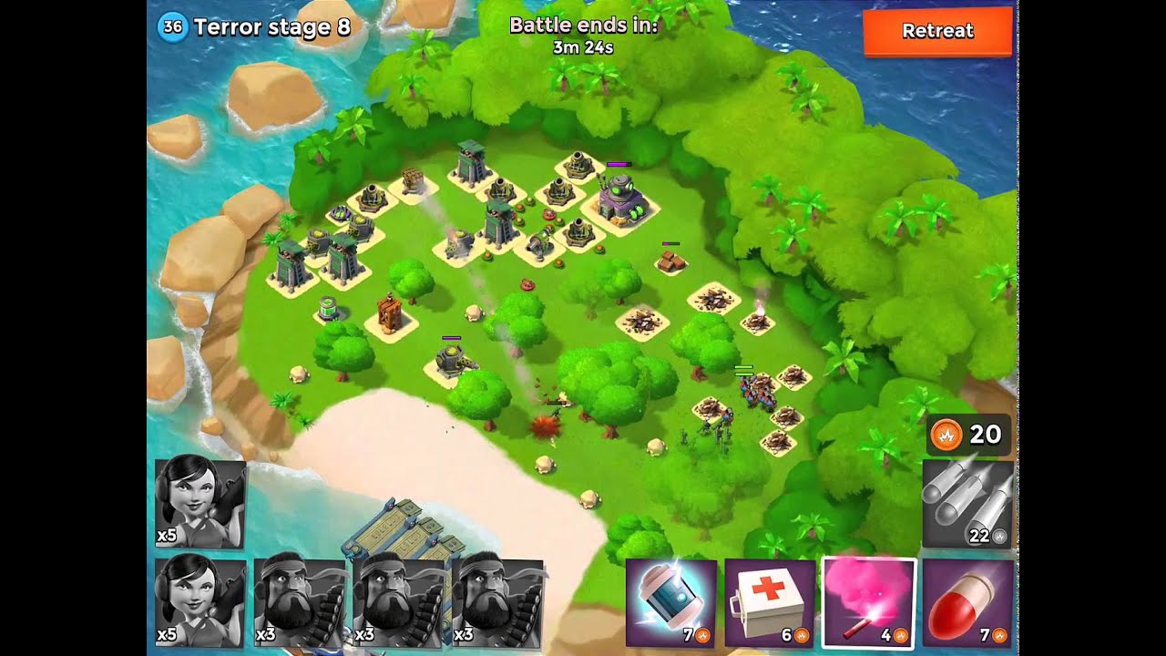 Boom Beach Strategy: Dr Terror Stage 8 Lvl36 20140521