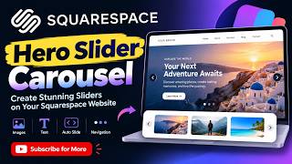 Squarespace Carousel Design Tutorial | Create a Modern Image Slider