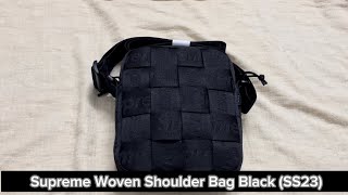 バッグ Supreme Woven Shoulder Bag Black (23SS) Supreme Woven Shoulder Bag Black SS23 - BRAND NEW ✓✓✓ | eBay