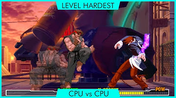 Capcom vs SNK 2 Evil Ryu vs Orochi Iori PS2 Dreamcast Gamecube Gameplay Review CPU vs CPU