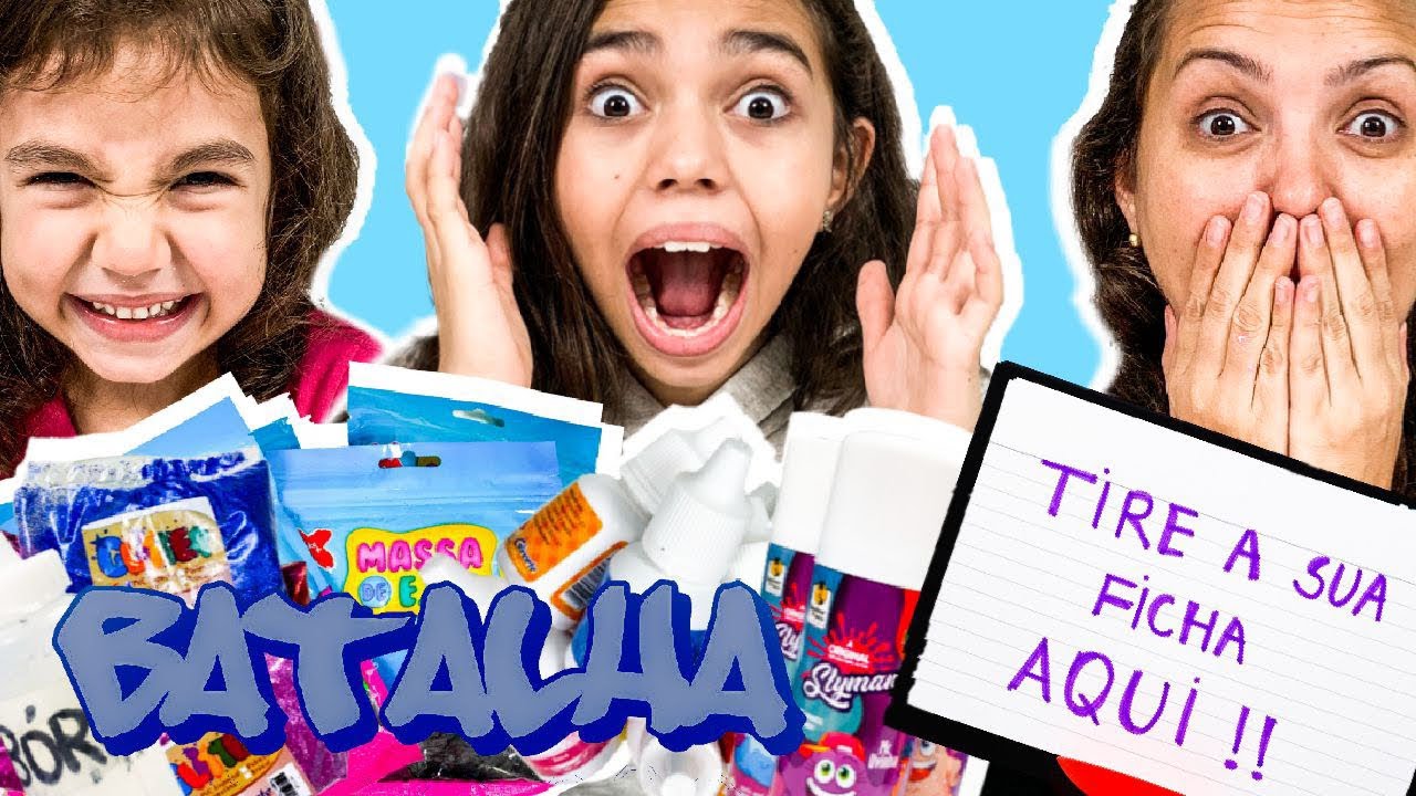 BATALHA DE SLIME COM FICHAS - ENTÃO ROBERTA? siga @dailyfamiliaporcides