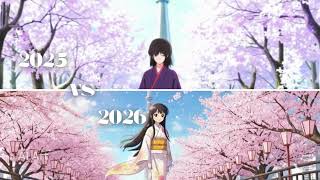 AI Art Evolution 2025 vs 2026 🌸 Kimono Girl in Tokyo Sakura Park | Same Prompt Comparison screenshot 5
