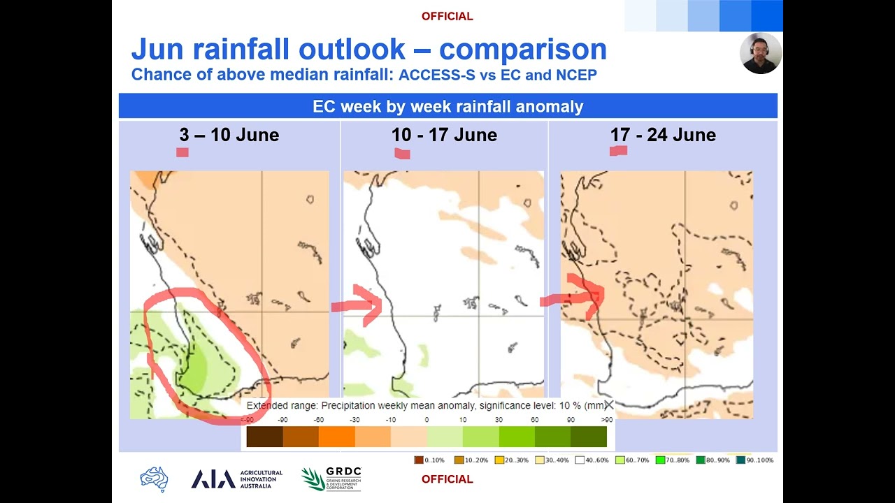 Late May Grains Climate Outlook - Western Australia