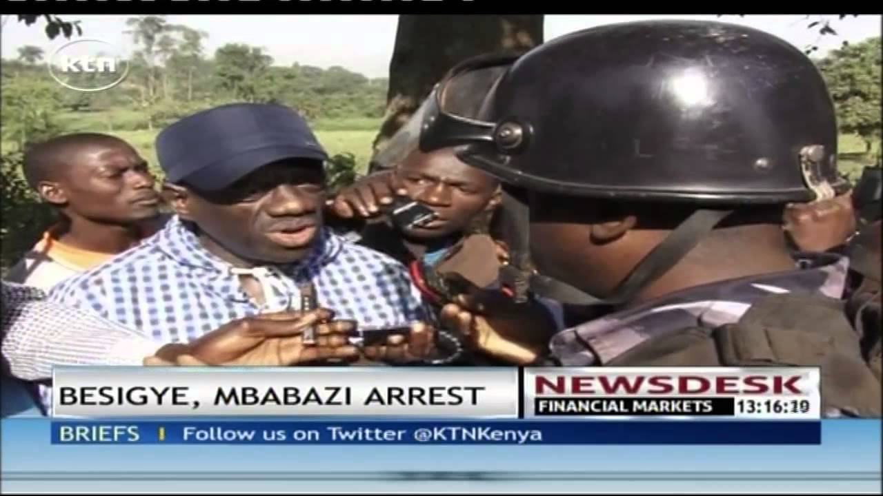 Ugandan Police arrest opposition leaders for expresing interest on the presidency