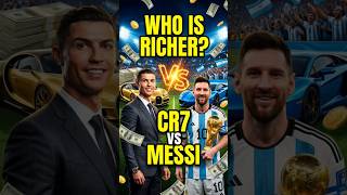 Ronaldo vs Messi Net Worth 2026 💰 Who Is Richer? | CR7 vs Messi Wealth Comparison#shorts