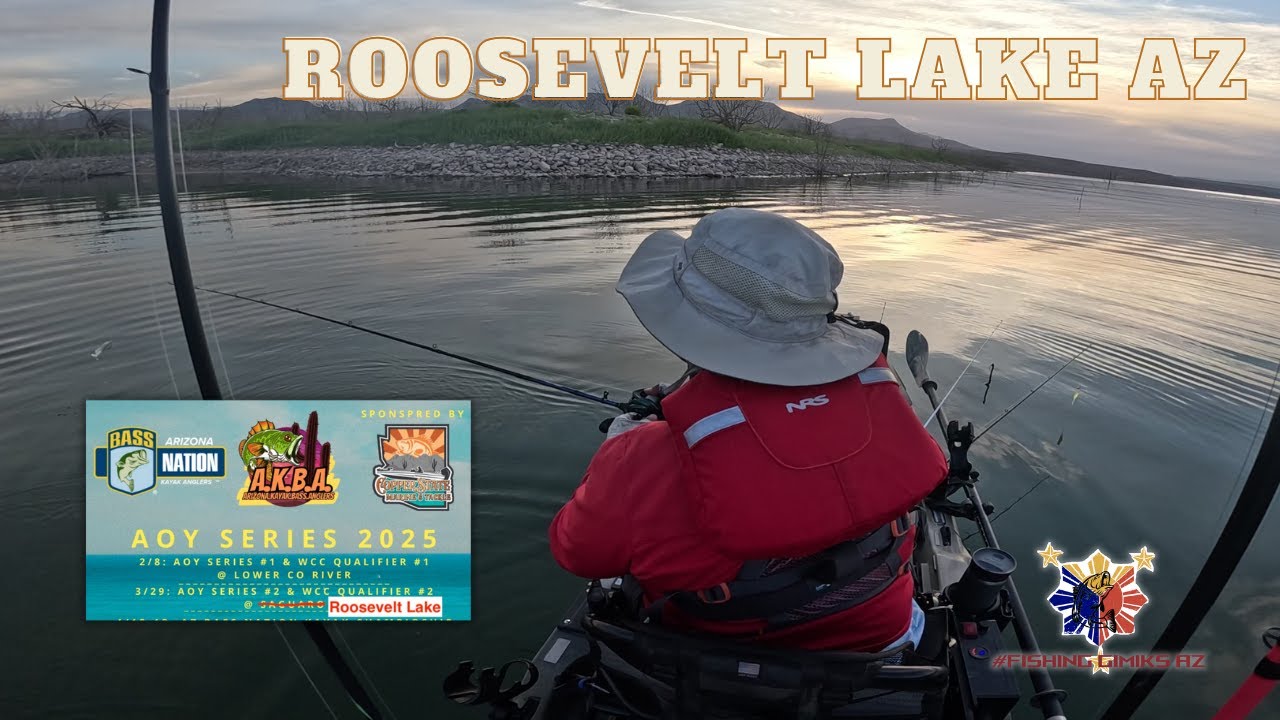AKBA/AZ B.A.S.S. Nation kayak series Tournament #2 - Roosevelt Lake AZ 