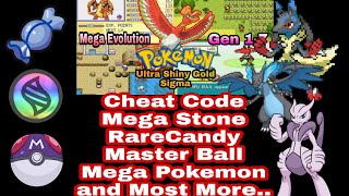 Cheat Codes Mega Pokemon, RareCandy, Evolutionary Items,More / Pokemon Ultra Shiny Gold Sigma GBA