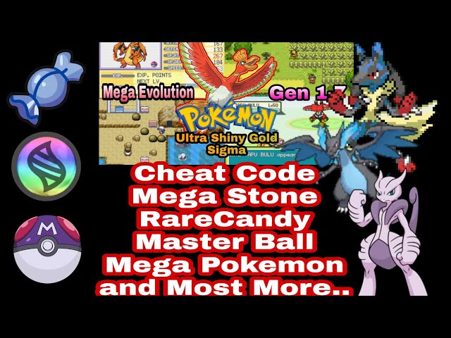 Pokemon Ultra Shiny Gold Sigma Cheat Codes