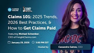 Claims 101: 2026 Best Practices, and How to Get Claims Paid - Webinar Recap x FreightClaims.com