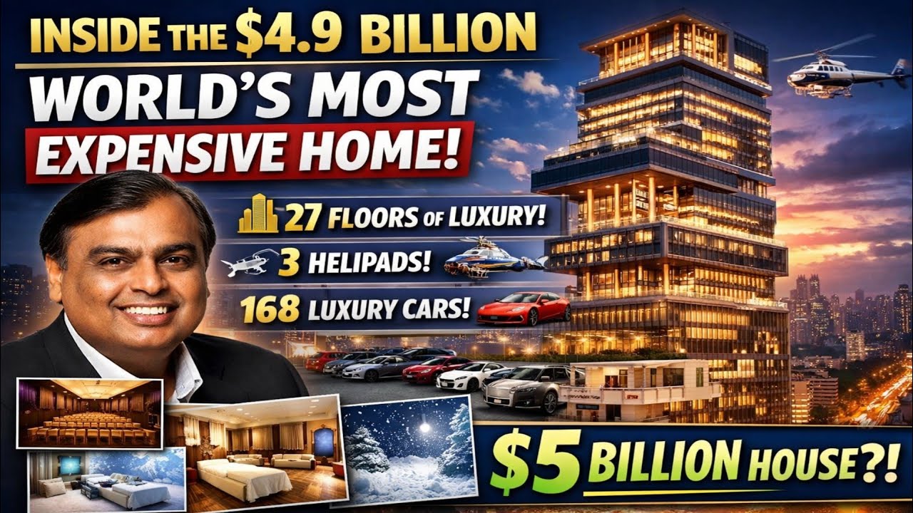 Inside The World's Most Expensive House: A $4.9 Billion Private Skyscraper! 🏠💎