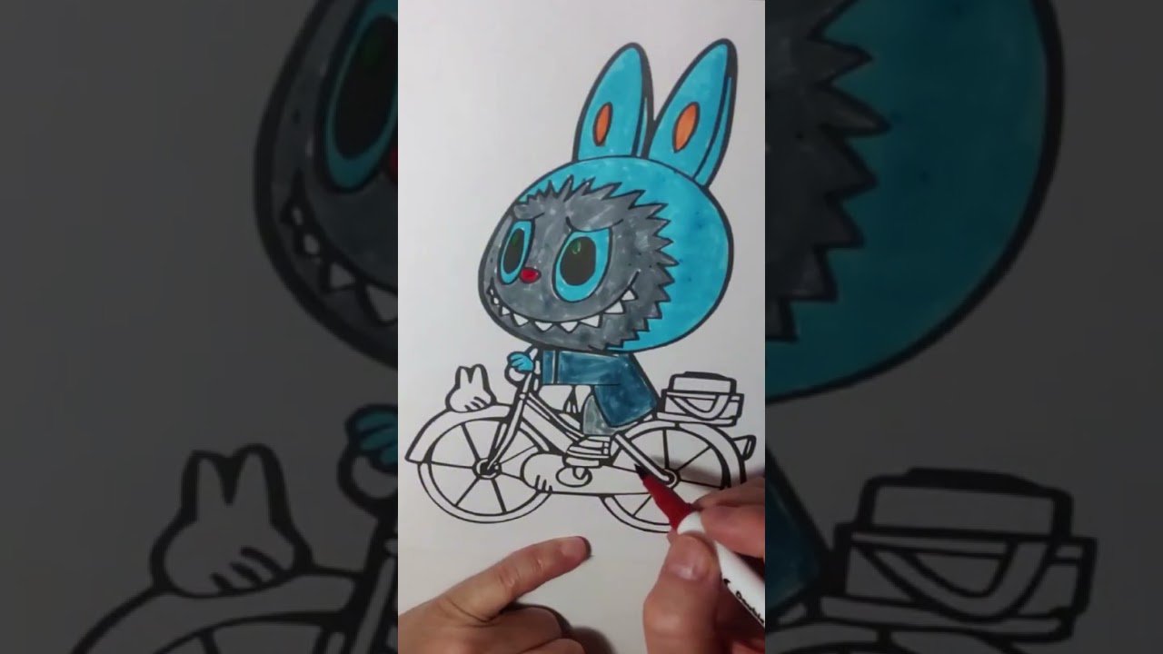 Marker ASMR Fun: Labubu Vibes. 