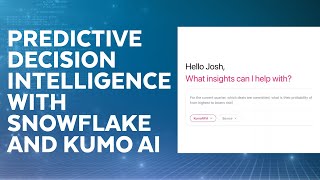 Predictive Decision Intelligence With Cortex Agents And Kumo AI’s Relational Foundation Model