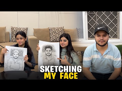 Fariha or momina ka huwa drawing challenge😍| Yeh kia bana dia mere face ko😳