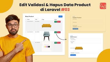 Update & Hapus Data product di Laravel #03