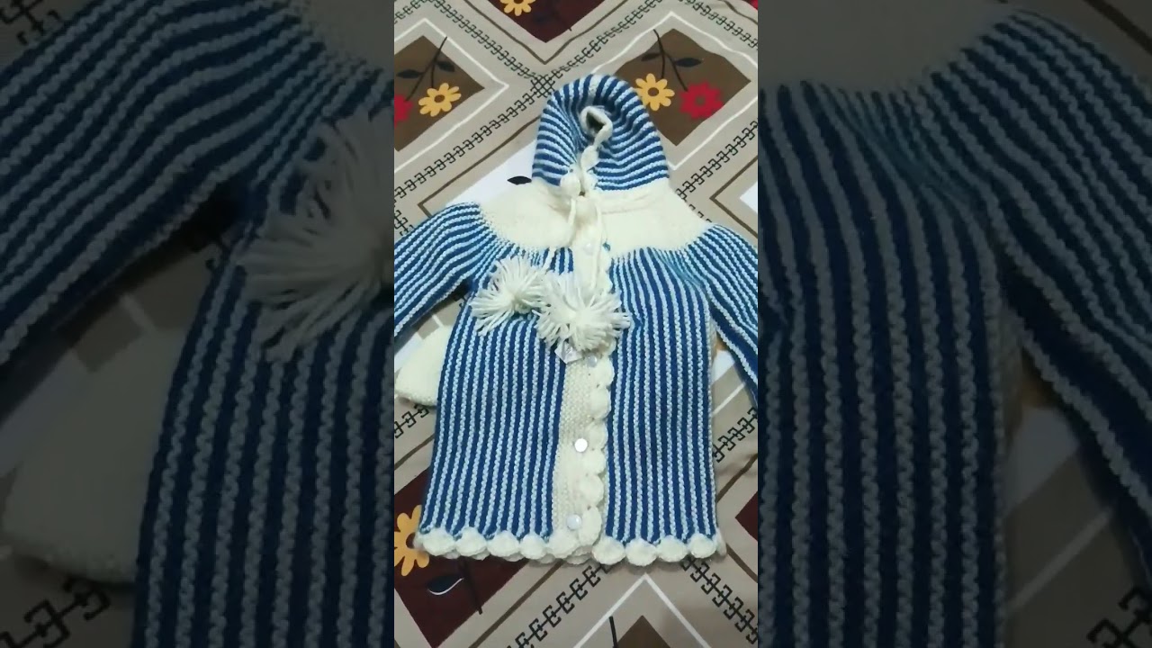 Beautiful Blue Sweater Design 