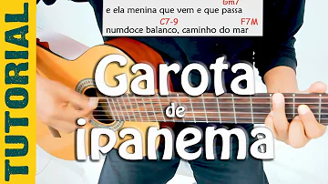 aprende si o si GAROTA DE IPANEMA en guitarra TUTORIAL - RITMO DE BOSSA