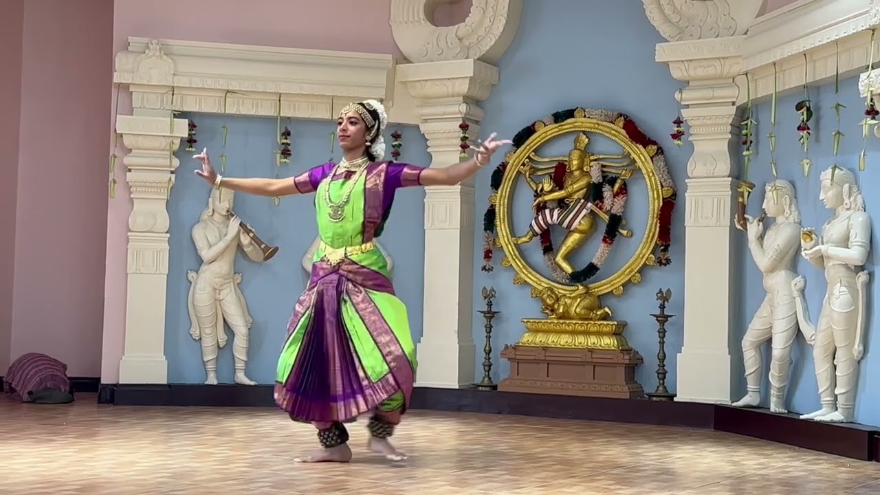 Brihati performance at Shiva Vishnu temple Florida 