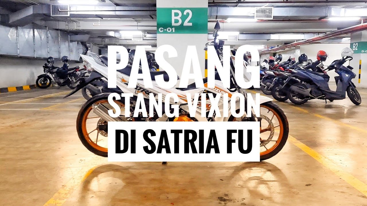 Satria FU pasang stang Vixion // Emang boleh? Ya boleh dong // Yuk simak dijamin nyaman anti pegel👍