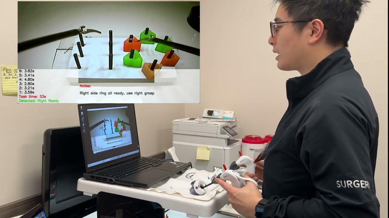 AI system for teaching fundamentals of lacoroscopic surgery