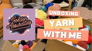 Unboxing Mystery Yarn from Facebook Marketplace