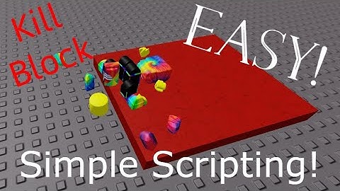 How to Script a Kill💀/Lava🌋 Brick | Roblox Studio Tutorial