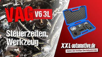 Steuerketten wechseln bei VW Audi Motor 3.0 TDI V6 V8 Common Rail mit Werkzeug auch 2.7 4.0 4.2 L