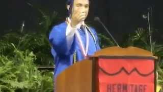 D'Marco Jackson 2015 graduation speech.