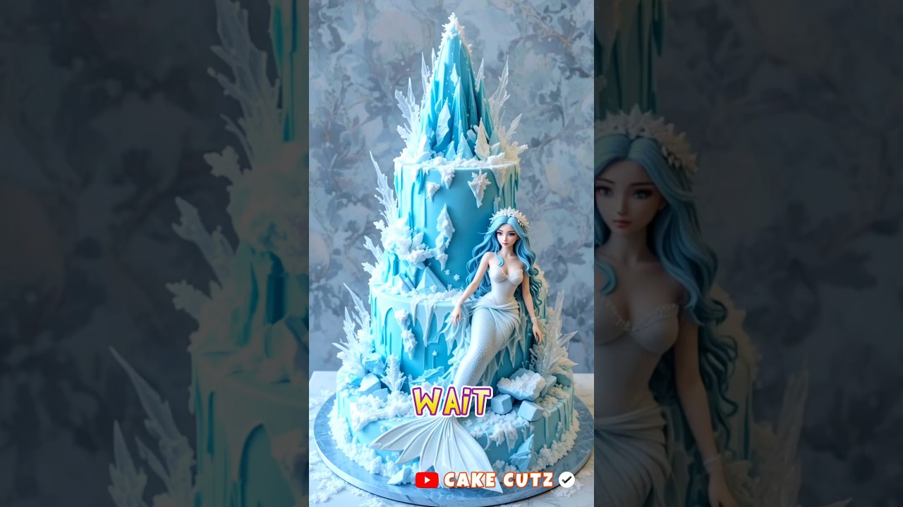 This Mermaid Cake Feels Like Ocean Magic 🌊🧜‍♀️ | Viral Cake Cut 