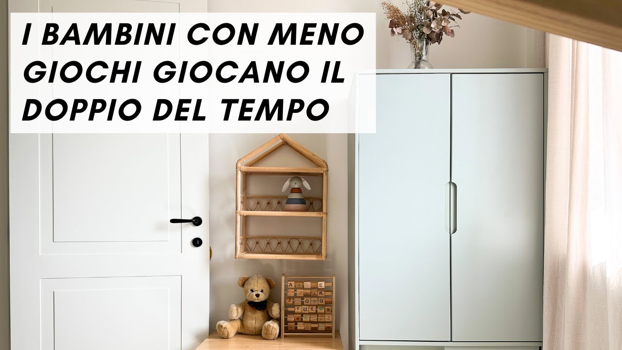 Minimalismo per bambini e genitori
