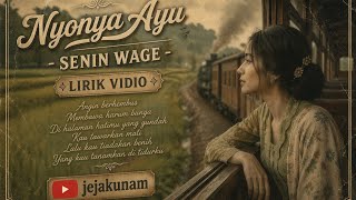 Nyonya Ayu - Senin Wage (Lirik Video) l Visual Perjalanan Di Dalam Kereta
