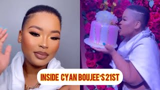 How Cyan Bounjee celebrated her 21st 🎊 you won’t believe what she got for her birthday 🙆🏽‍♀️