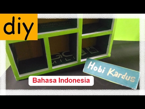  Kerajinan  Tangan  Dari Kardus Cara Membuat  Sekat Laci  YouTube