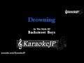 Drowning karaoke  backstreet boys