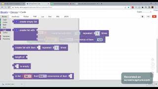 Programming Basics with Blockly:  Lists Part 2