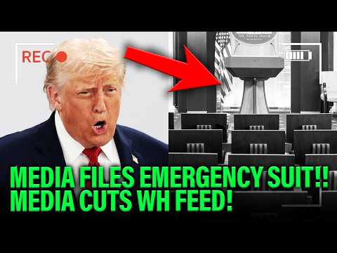 Media FIRES BACK and Cuts White House FEED in Response to Trump Blocking CNN/MSNOW/POLITICO from WH!