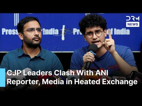 "Where Are You From?" CJP Leaders Clash With ANI, Times Now Reporters During Heated Presser | AC1G