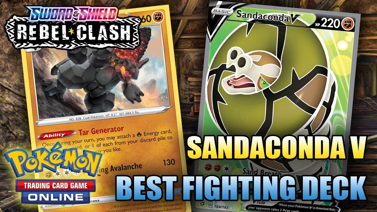SANDACONDA COALOSSAL DECK IS REALLY GOOD - Rebel Clash Deck (Pokemon TCG)