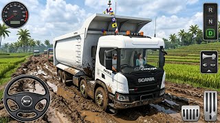 🚛 Scania XT Heavy Load City Mud Off-Road Drive 😱 | Bus Simulator India Gameplay 