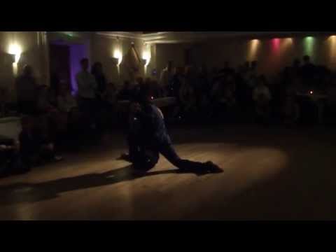 Adriano Mauriello & Alexandra Wood perform (1 of 3) at TangobootCamp UK Valentines Festival Feb 2014