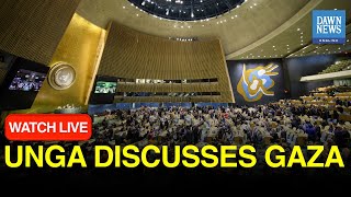 🔴LIVE: UN General Assembly Discusses Gaza | Israel-Hamas War | DAWN News English