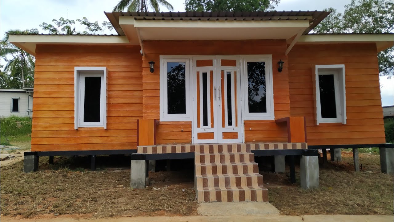 Tertarik Rumah Kontainer? Kenapa tidak coba yang ini Rumah Kayu Sintetis Tahan Gempa Anti Api