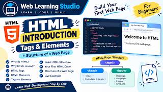 Full HTML Introduction | Tags, Elements & Web Page Structure | Lecture 3 | Web Designing Course Update